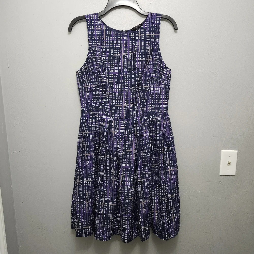 Felicity and coco women's mini dress size M  purple and navy blue